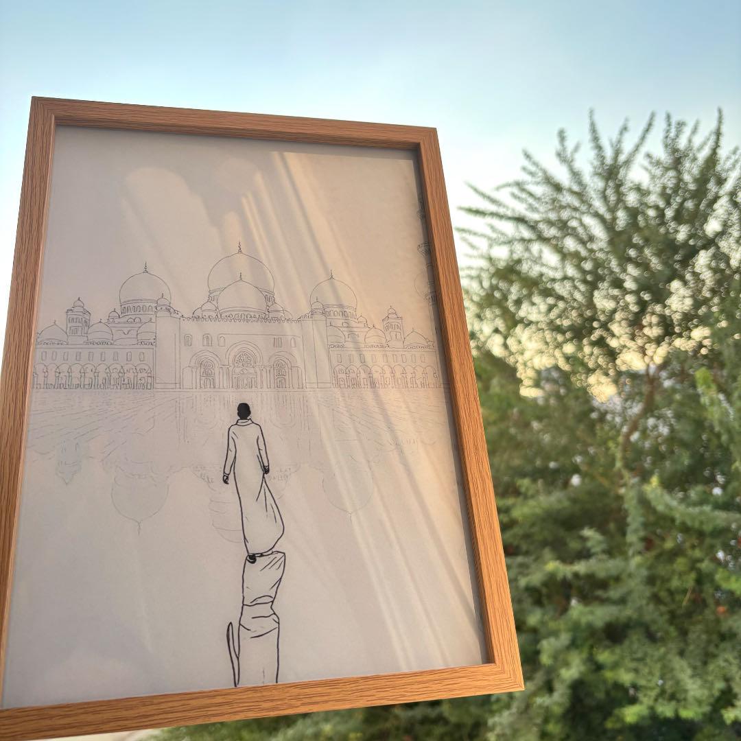 Pray LED Painting.