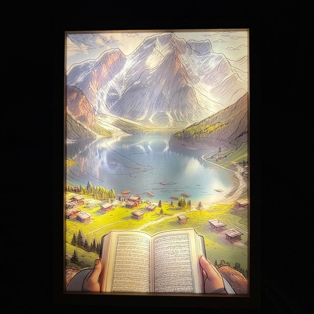 Pray LED Painting.