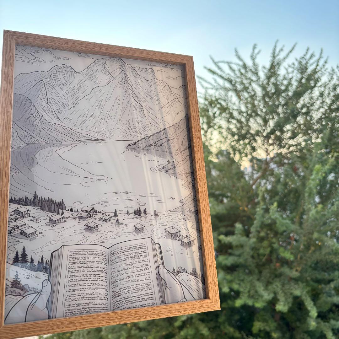 Pray LED Painting.